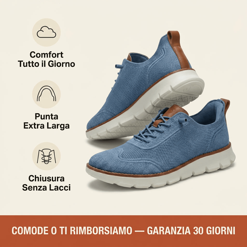 Enzo |  Infilata Senza Mani & Punta Extra Larga