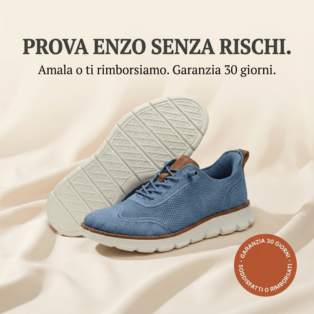 Enzo |  Infilata Senza Mani & Punta Extra Larga