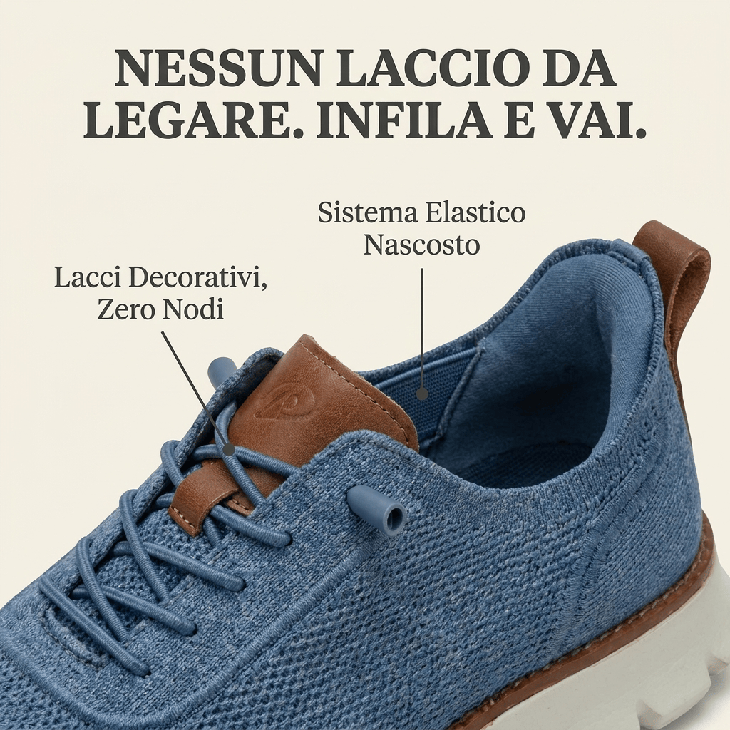 Enzo |  Infilata Senza Mani & Punta Extra Larga
